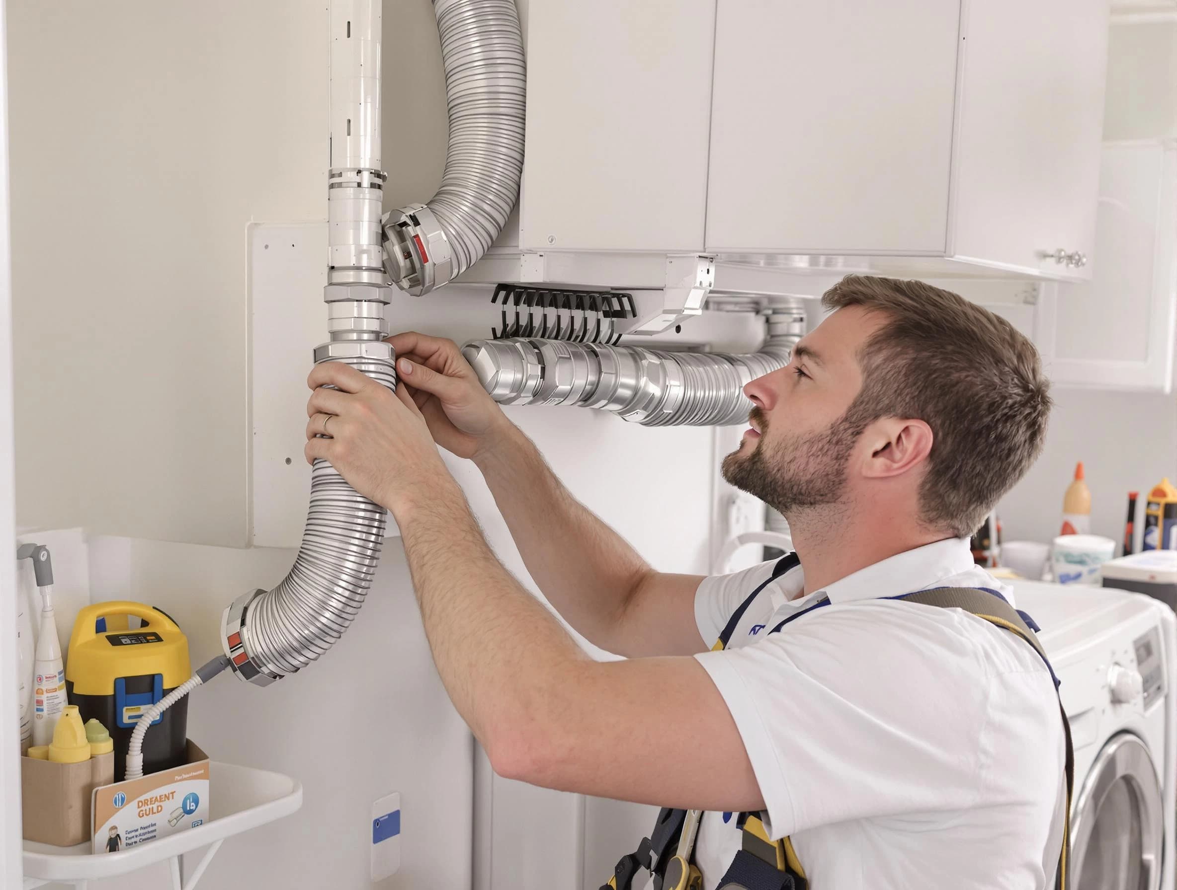 Professional dryer vent repair and installation by Fall River Dryer Vent Cleaning in Fall River