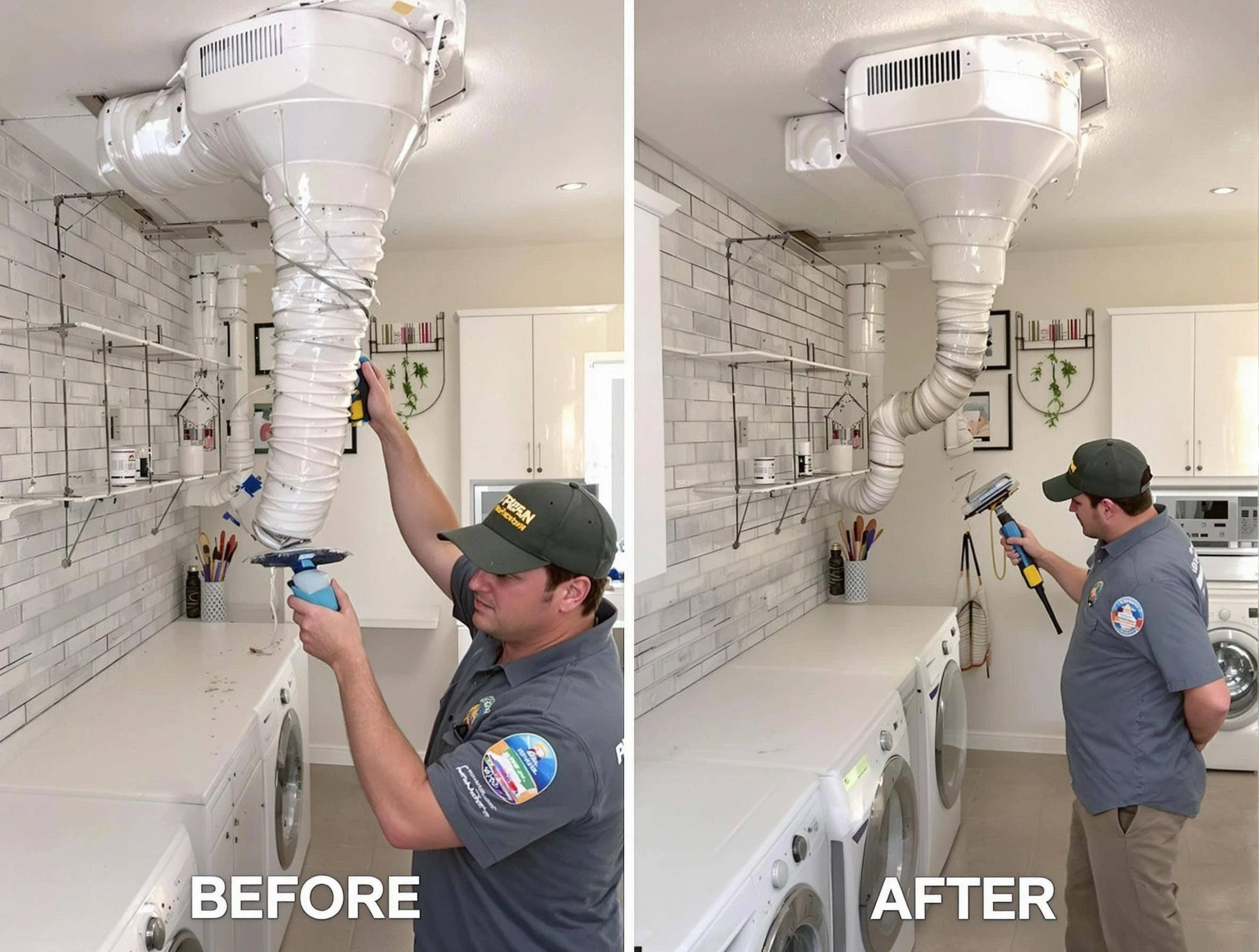 Professional dryer exhaust vent cleaning by Fall River Dryer Vent Cleaning in Fall River