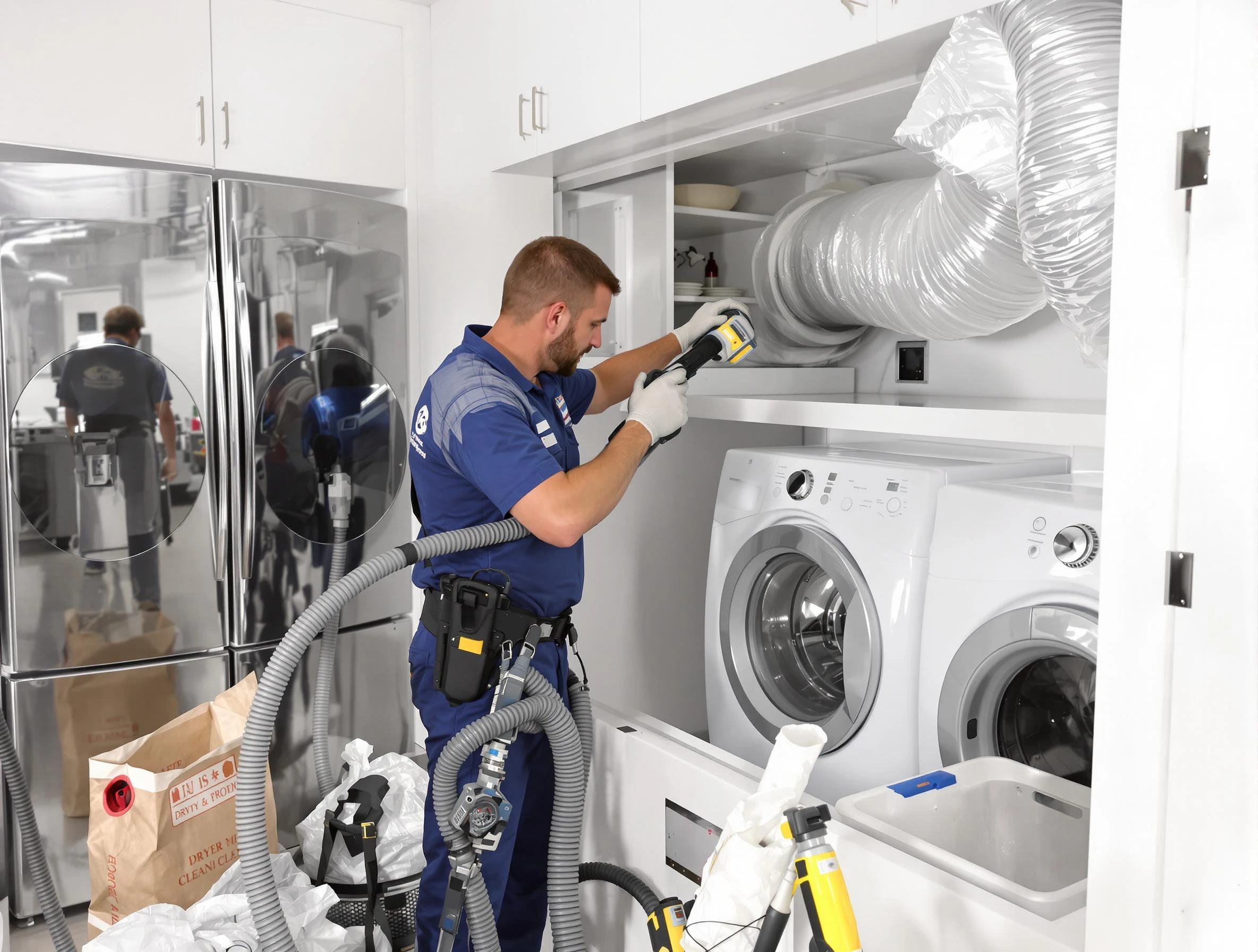 Professional duct cleaning by Fall River Dryer Vent Cleaning in Fall River